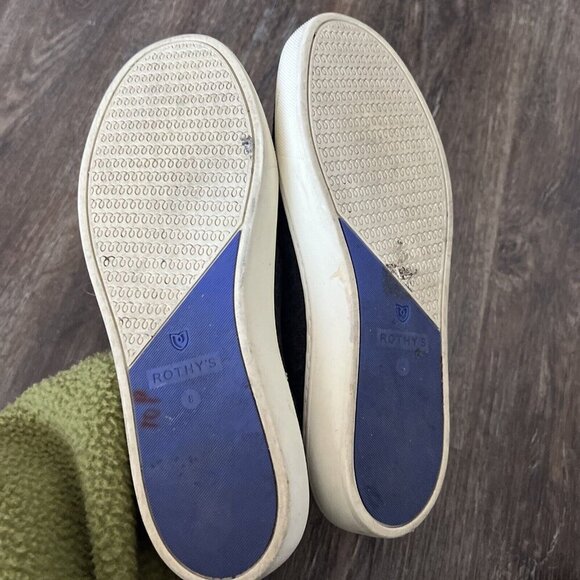 Rothy size 8 the original slip on sneaker tennis shoe Leopard print *Crack - Picture 11 of 11